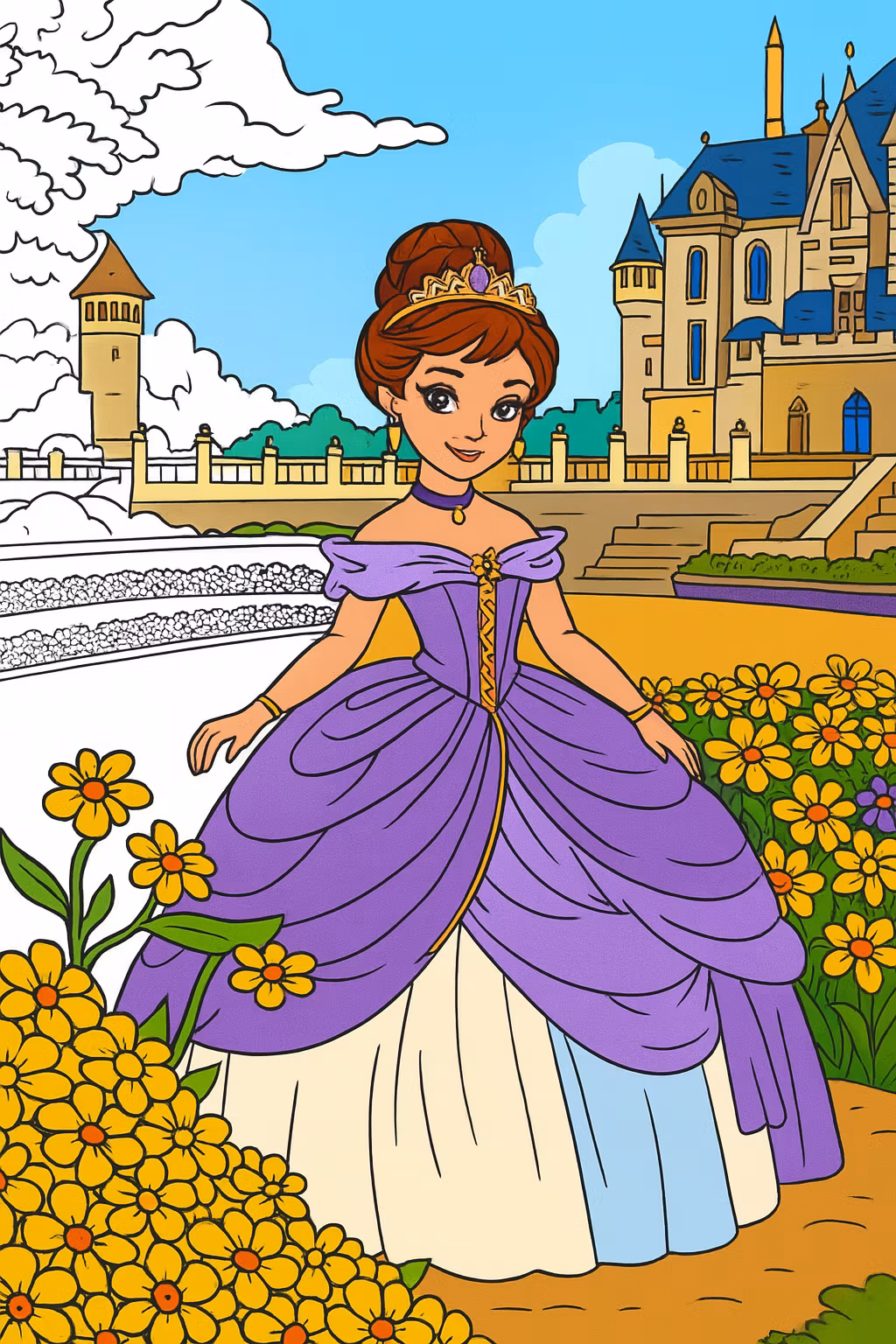 15 fantasy coloring pages