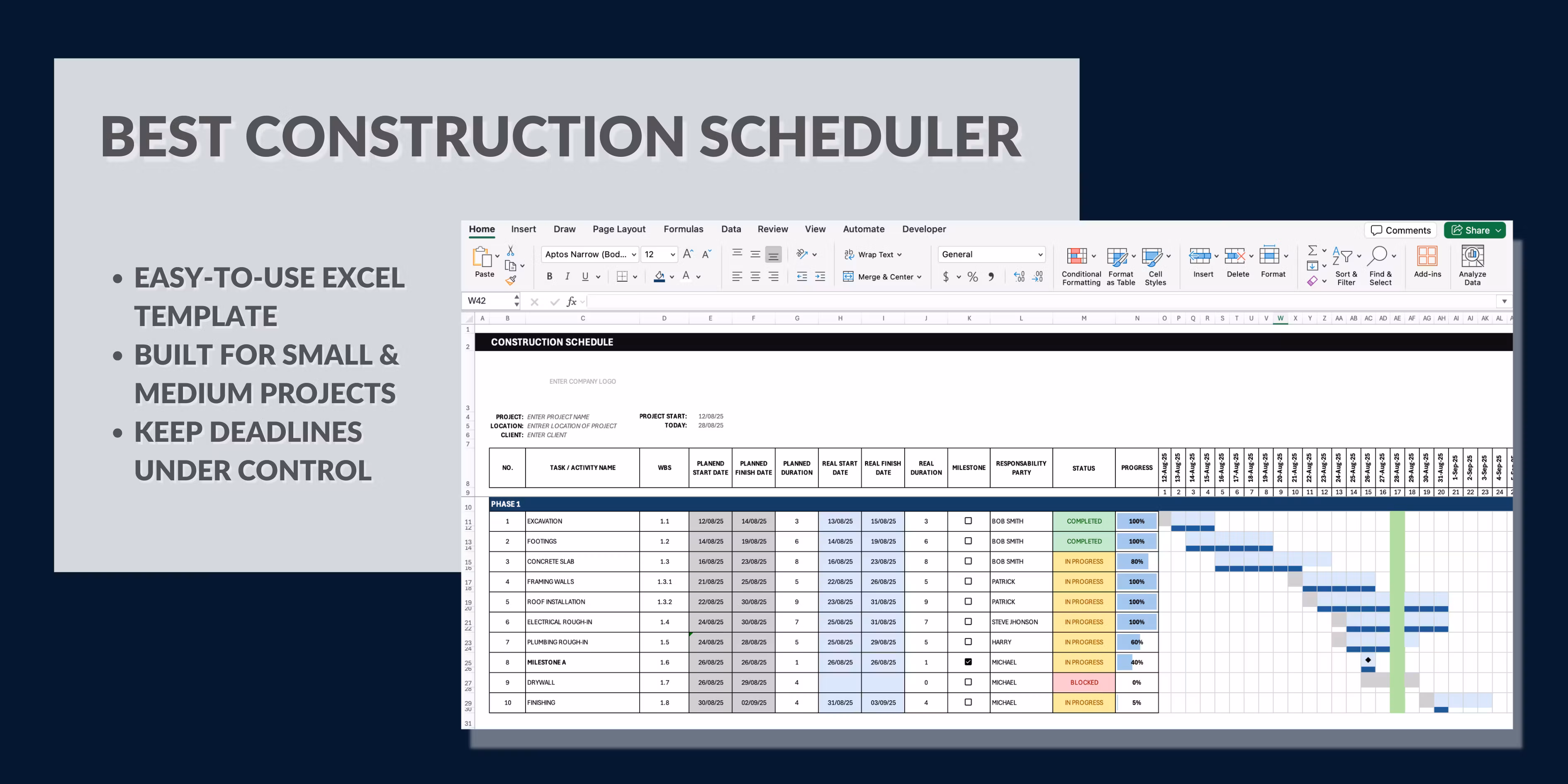 Construction Schedule