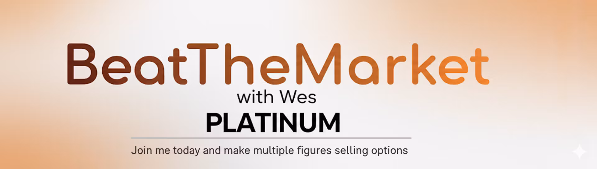 BeatTheMarket with Wes 