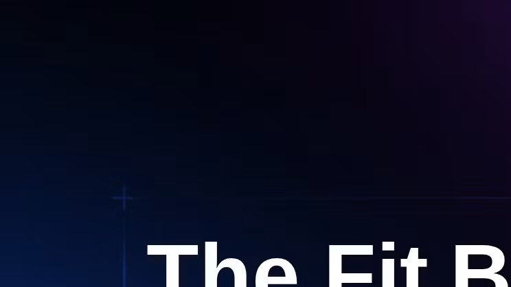 The Fit Blueprint: Starter