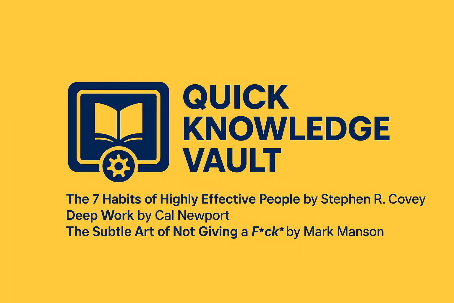 Quick Knowledge Vault