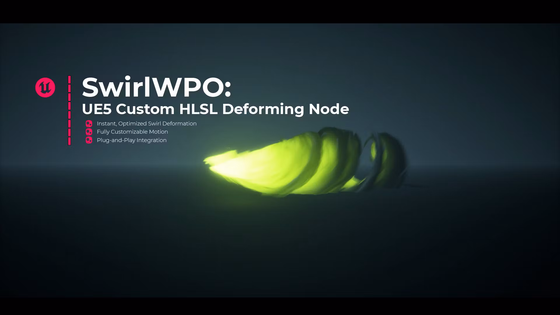 SwirlWPO: UE5 Custom HLSL Node