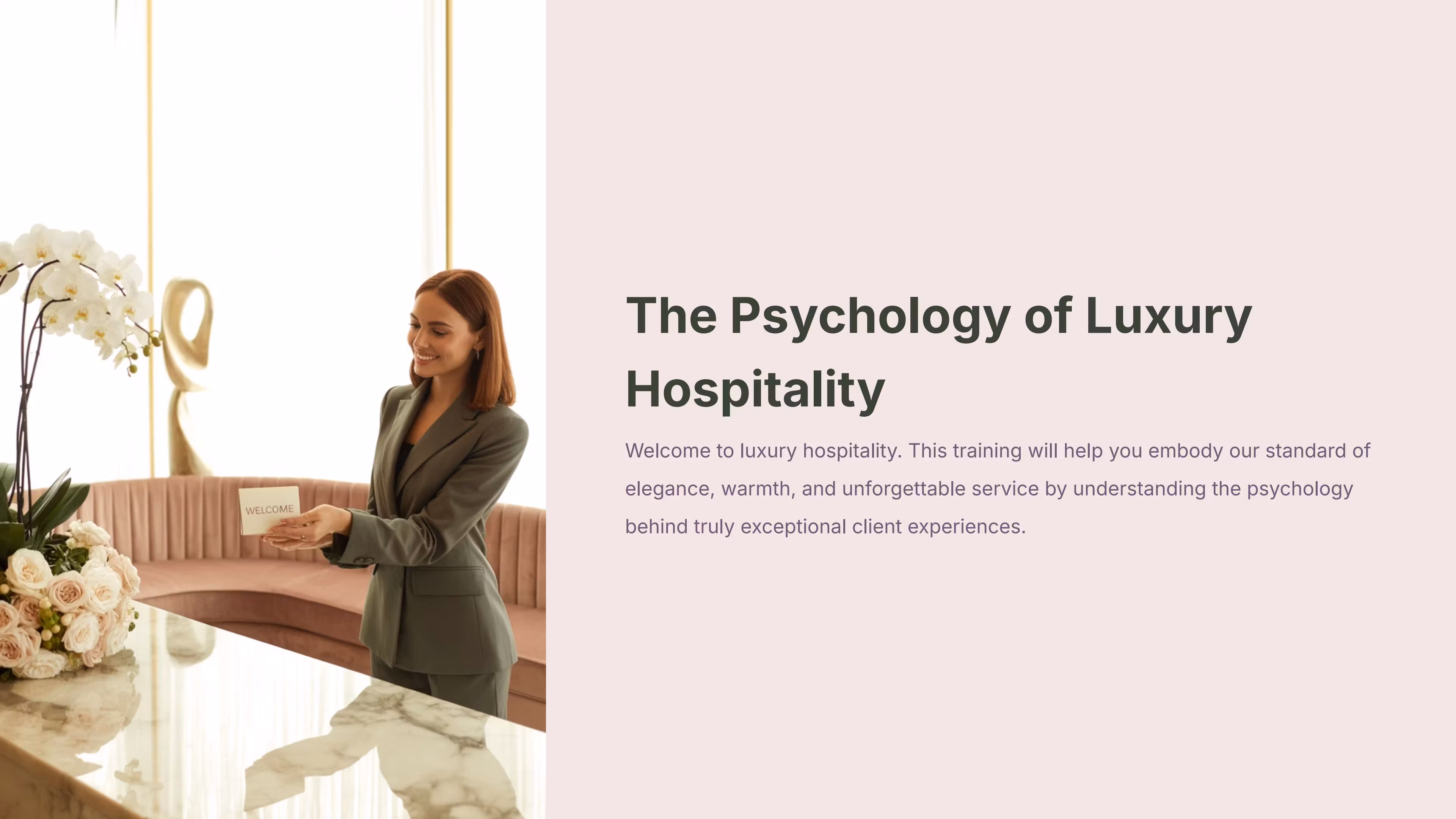 Beauty Hospitality Training