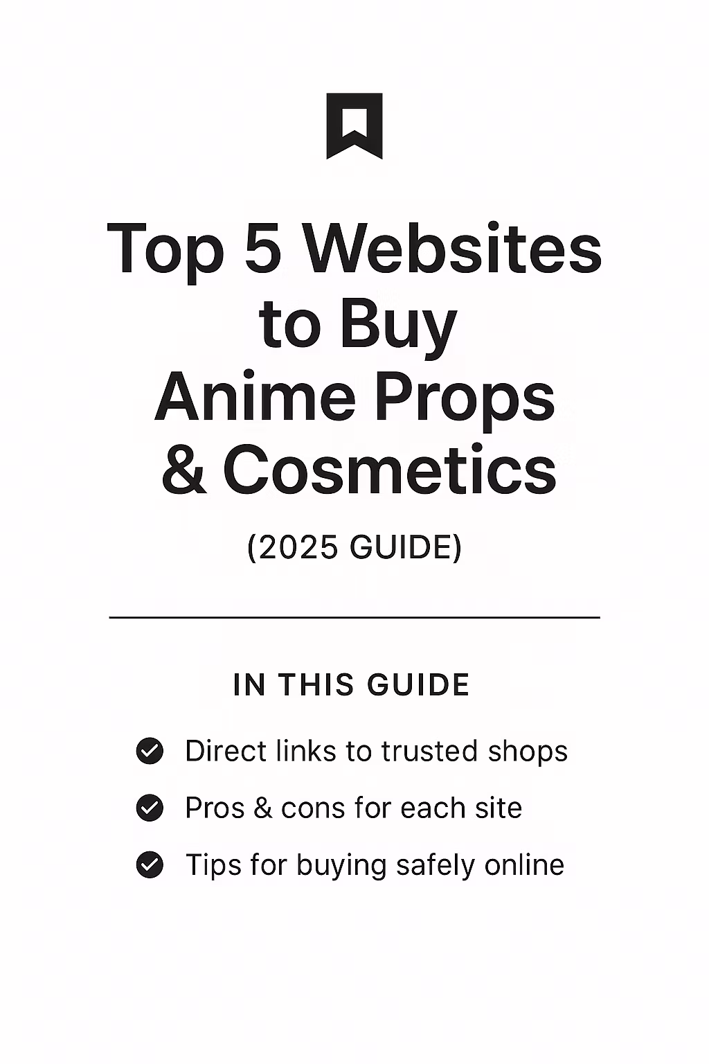 Top 5 Anime Props & Cosmetics 