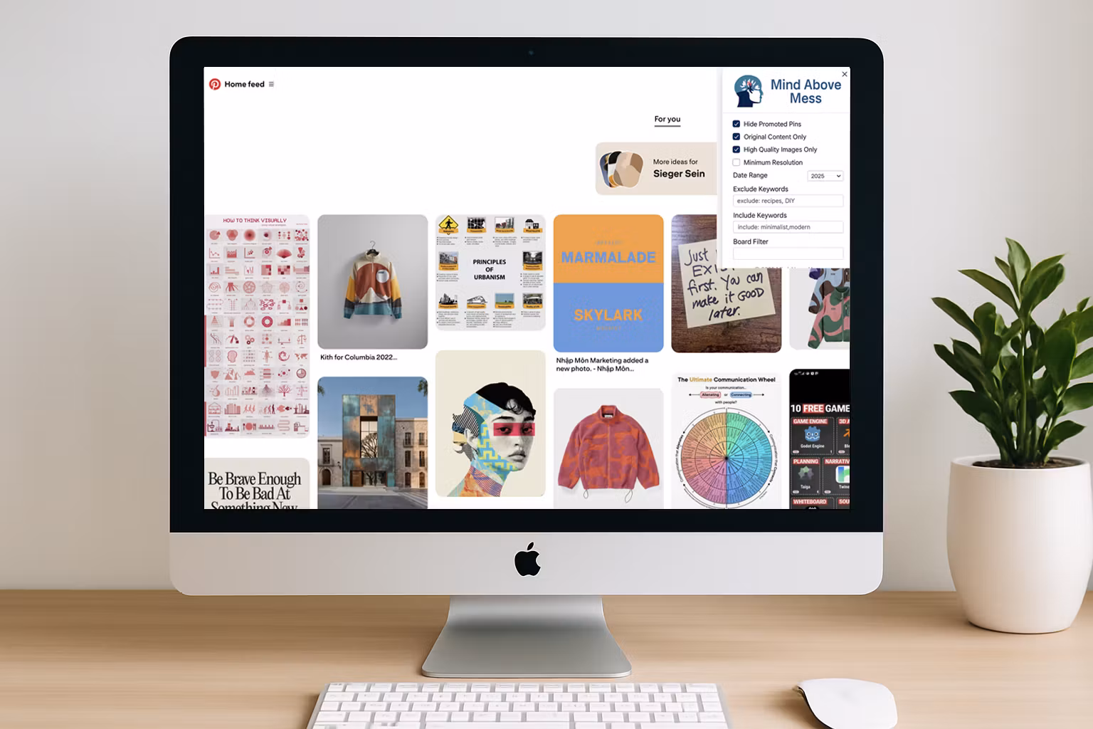 Pinterest Search & Filter Tool