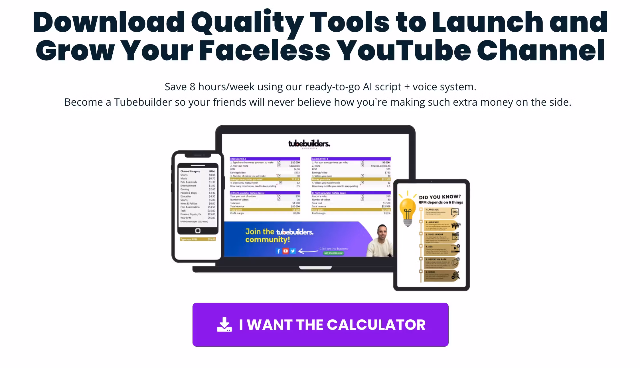 YouTube earnings calculator