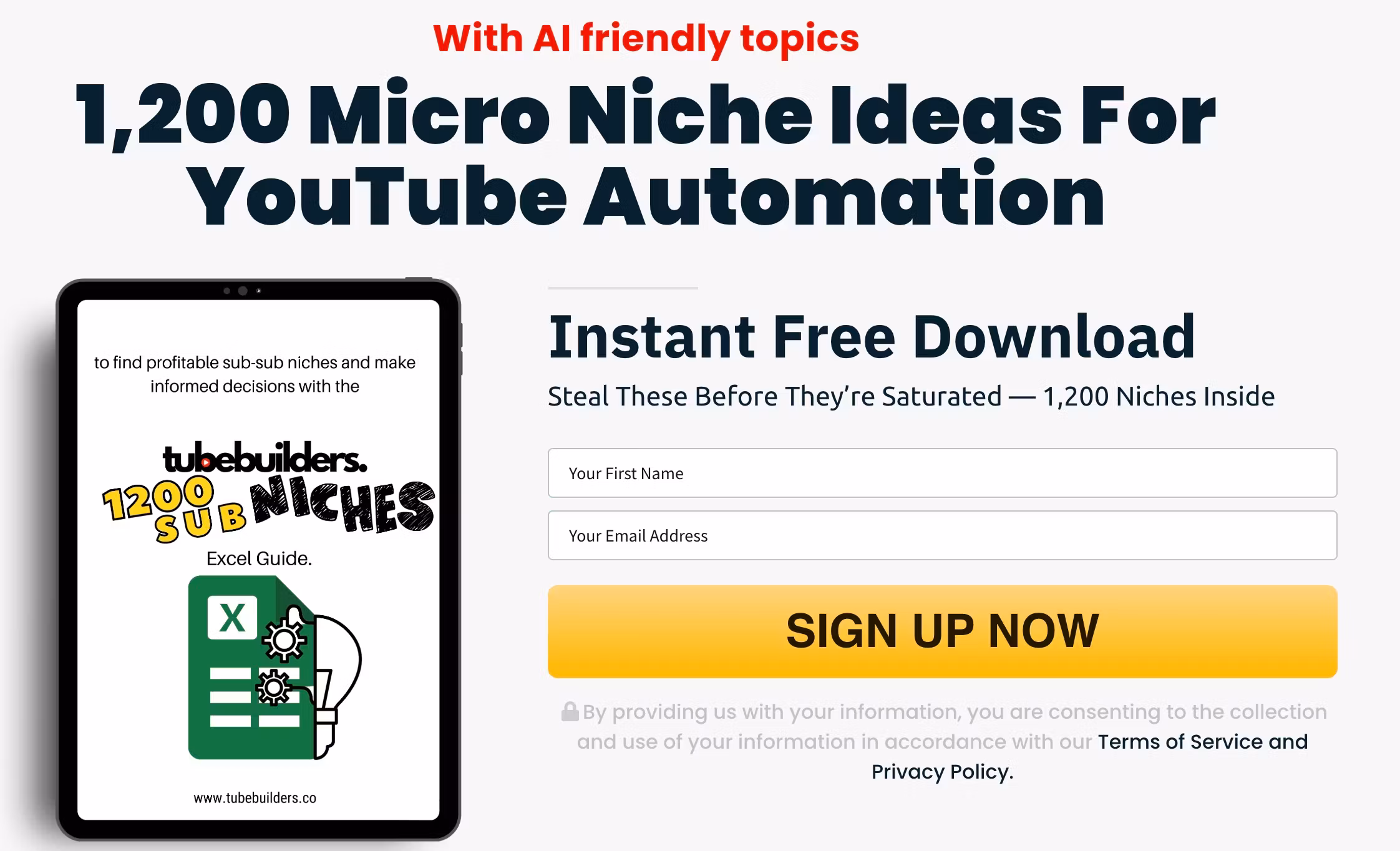 (NEW!) 1,200 sub-sub niches