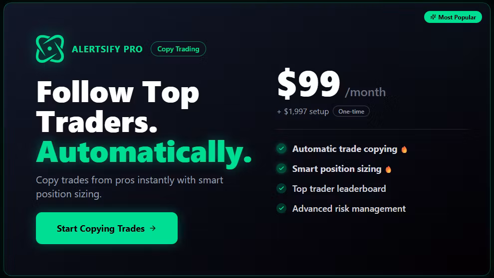 Alertsify PRO - Copy Trading