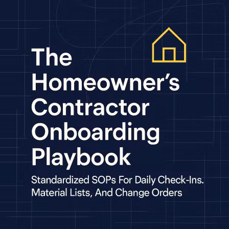 Contractor Onboarding Playbook