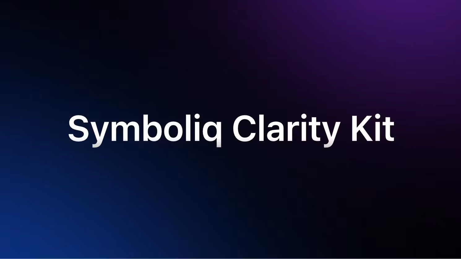 Clarity Kit—Writing & Content