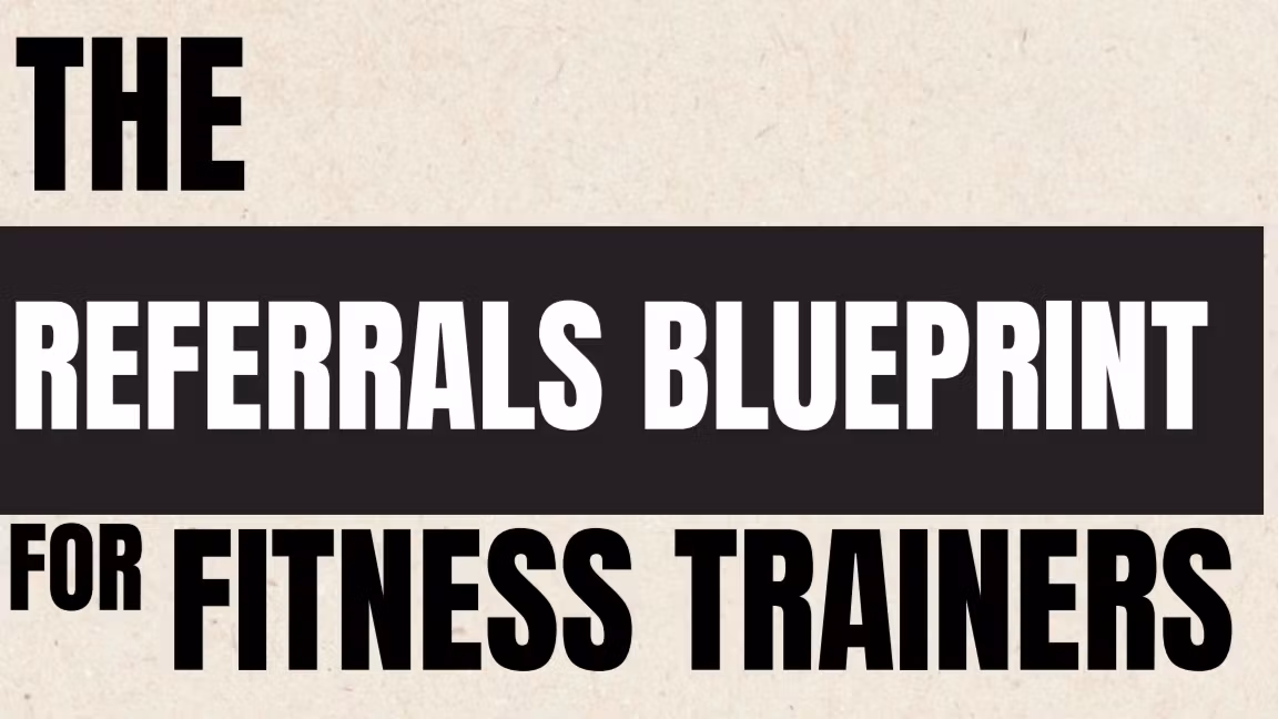 The Referrals Blueprint gym