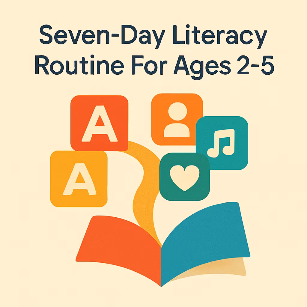 7 Day Literacy Ages 2-5