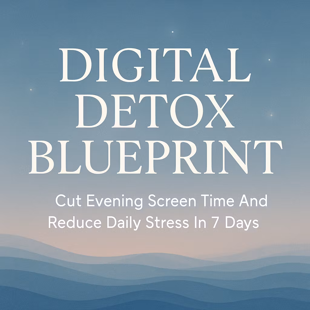 Digital Detox Blueprint