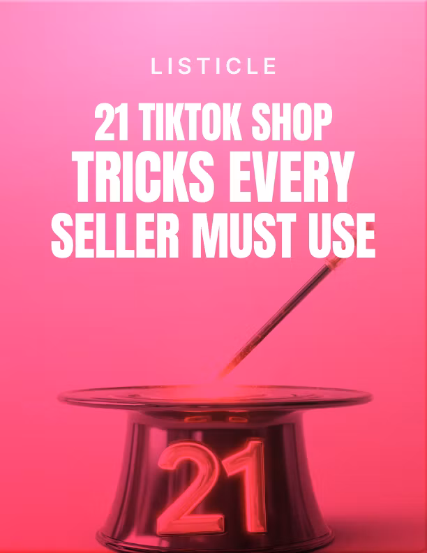 21 TikTok Shop Tricks