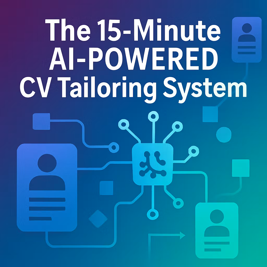 AI Powered CV Tailoring System