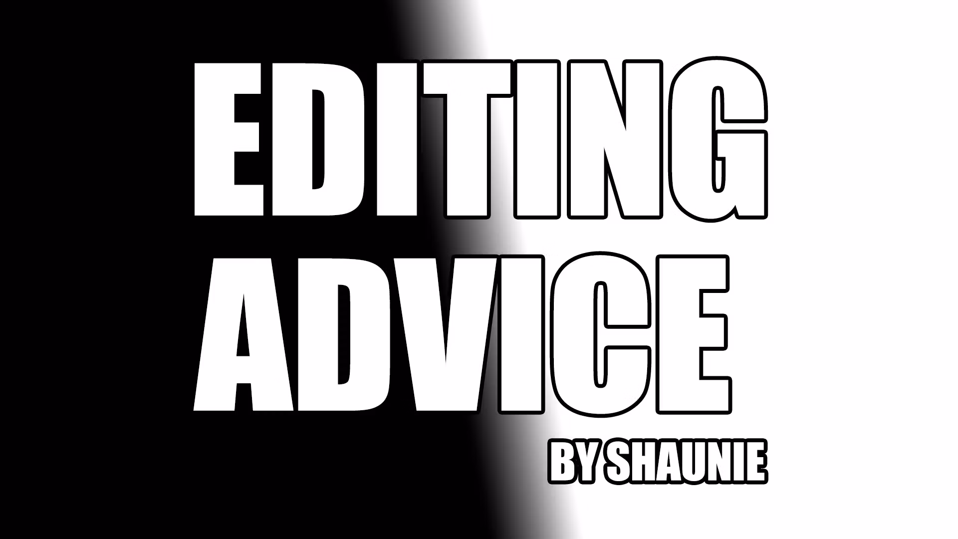 1on1 Editing Consultation