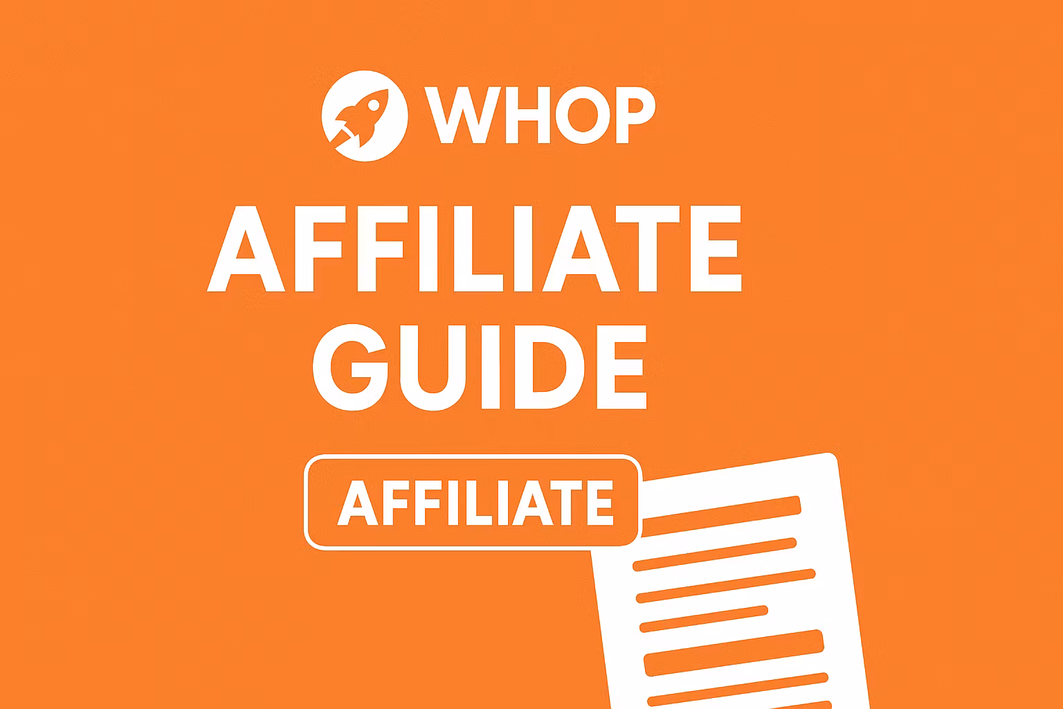 Whop Affiliate Guide 