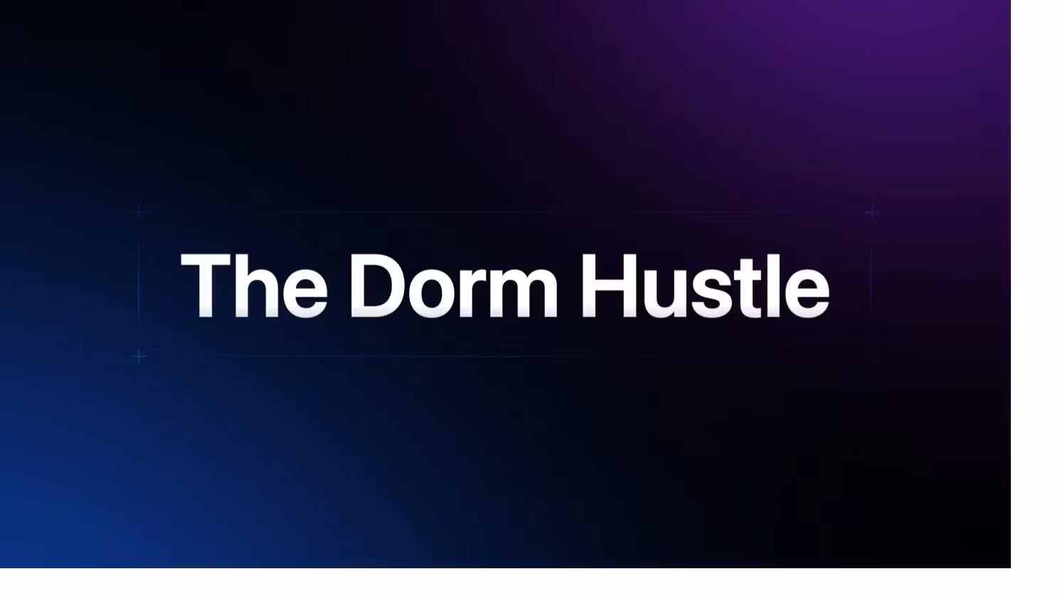 Dormside Budget Bootcamp