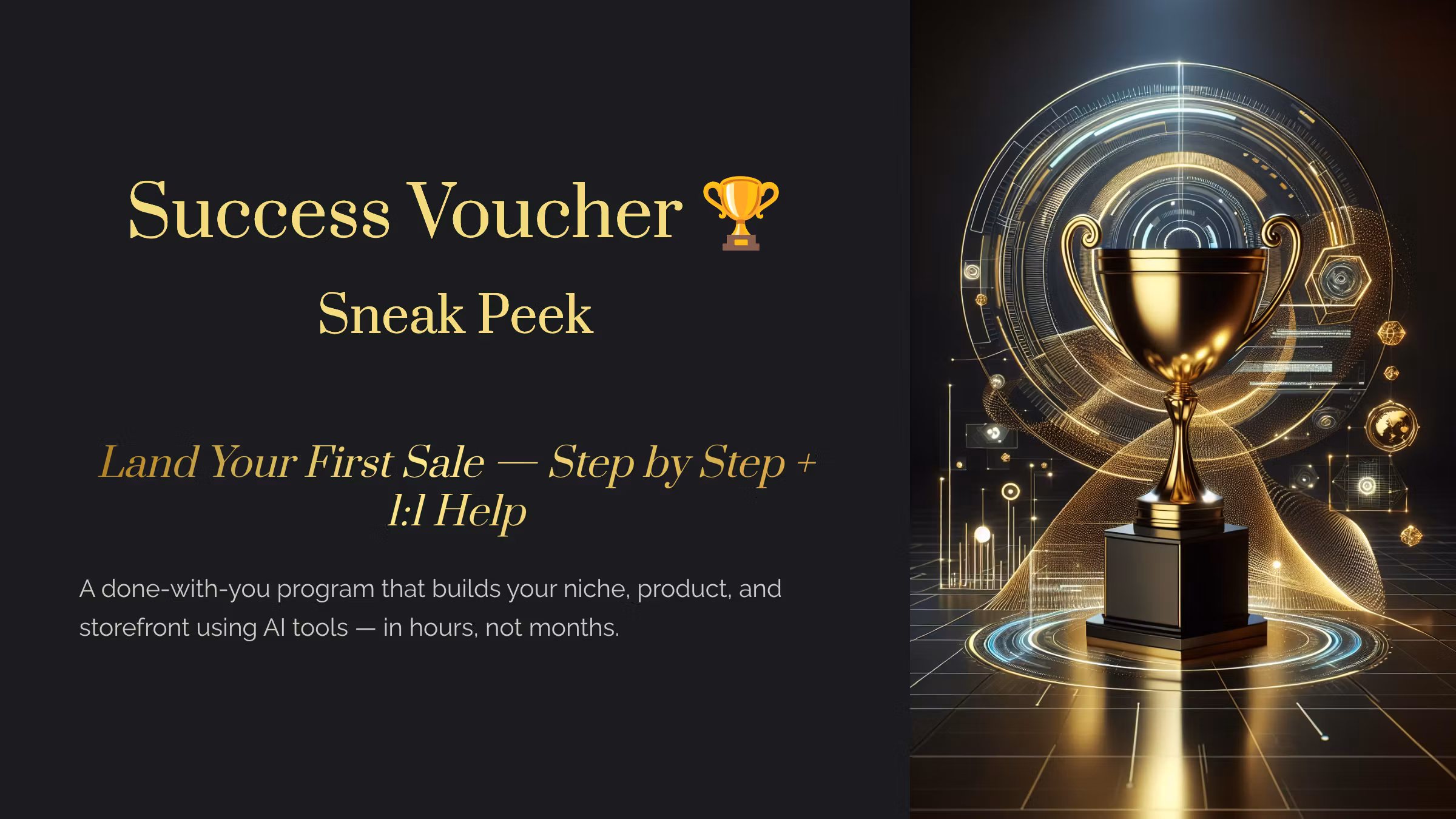 🏆Success Voucher - Sneak Peek