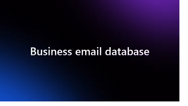 Canada Email Database B2B