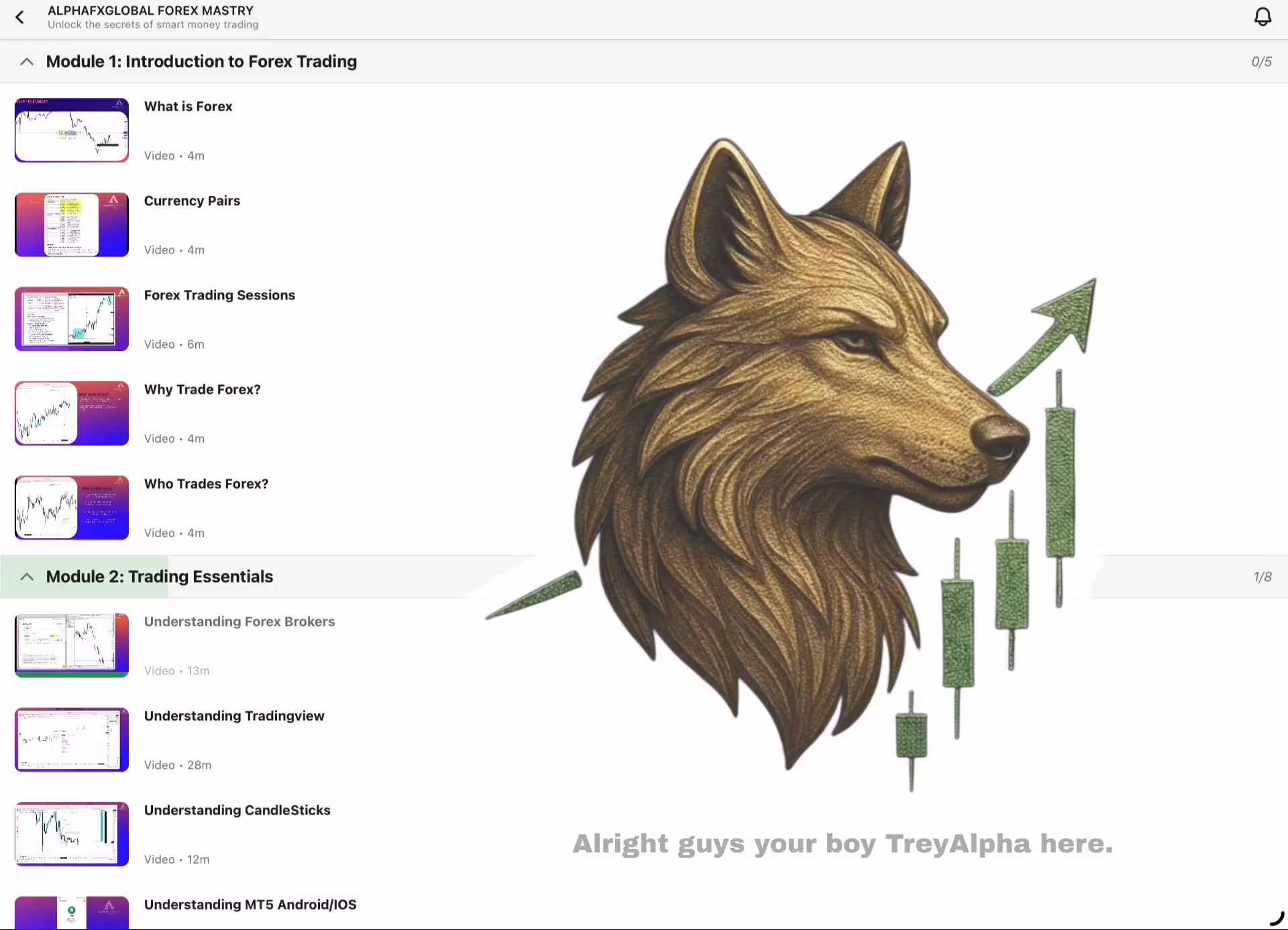 1TreyAlphaFX Online Course