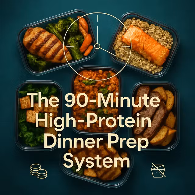 90 Minute High Protein Dinner 