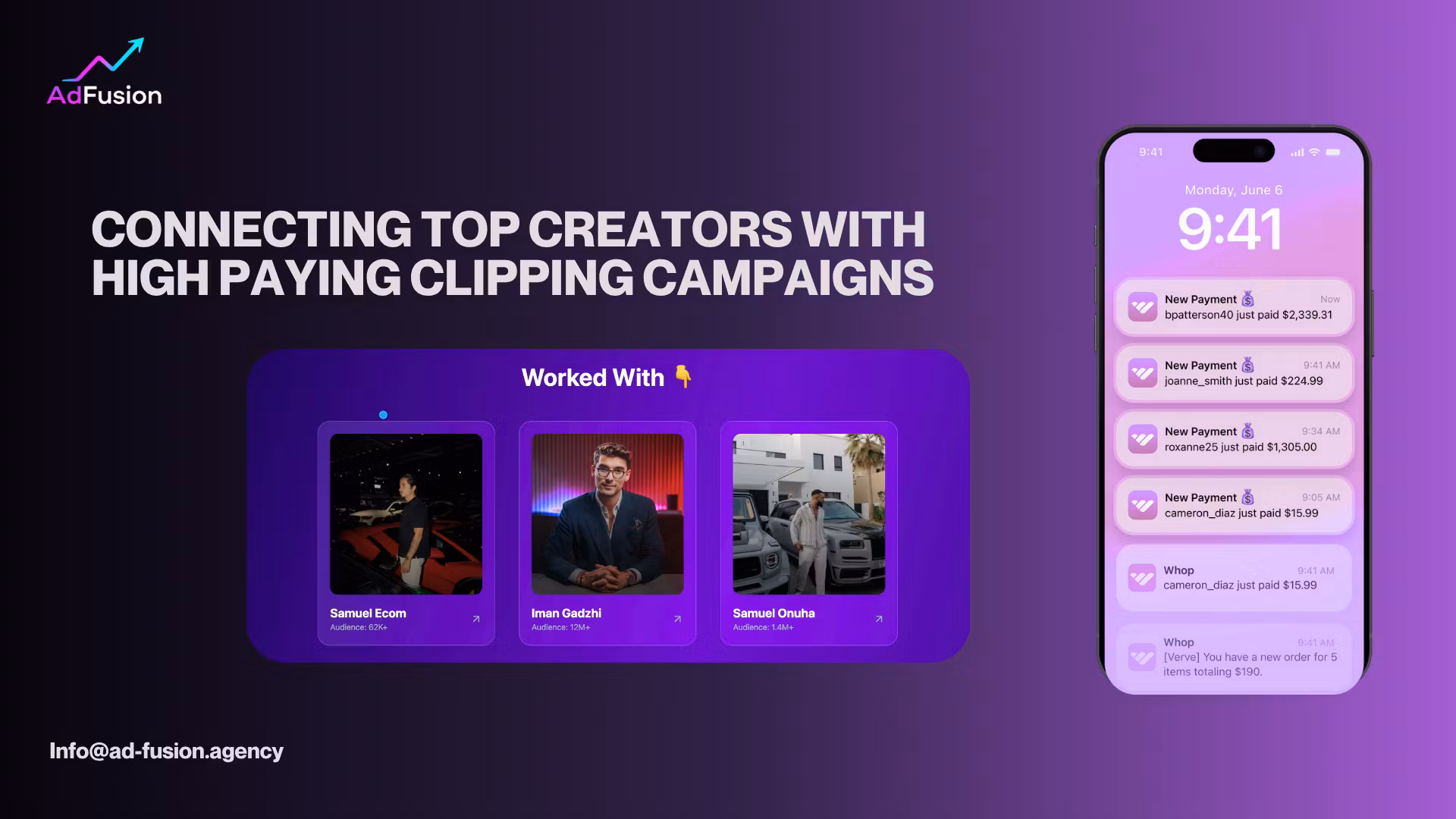 AdFusion Creator Hub
