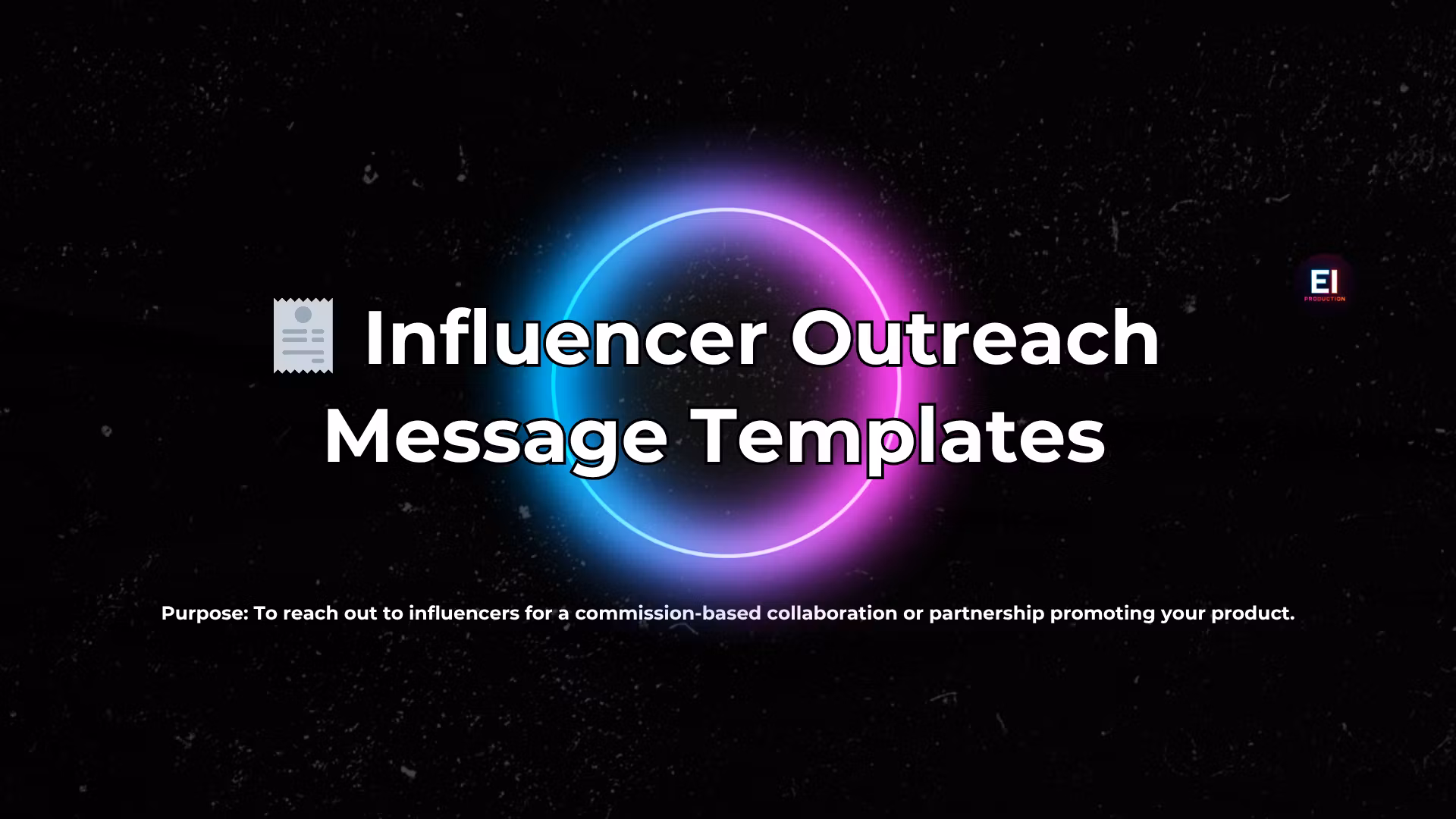 Influencer Outreach Templates 