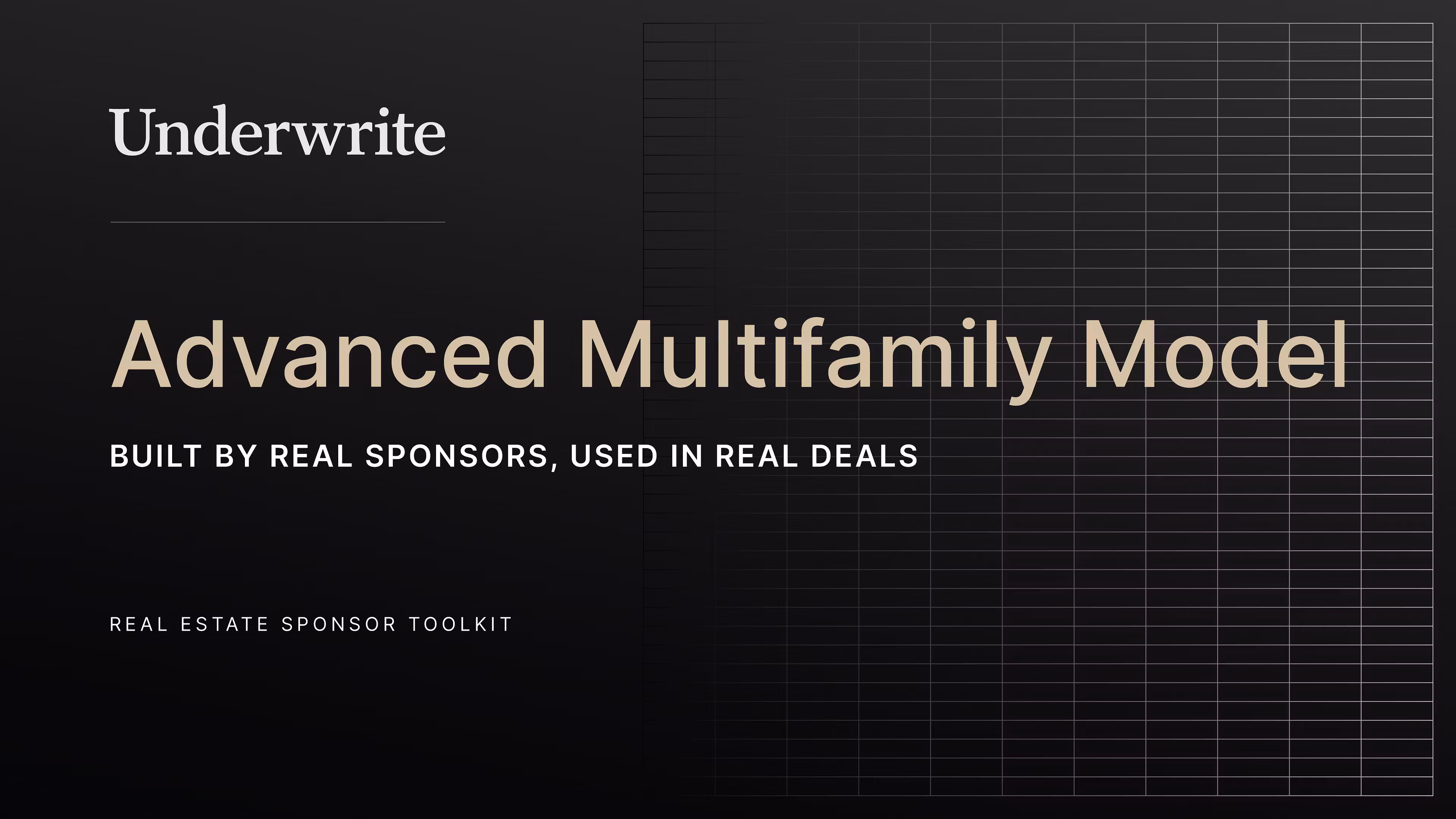 Advanced Multifamily Model