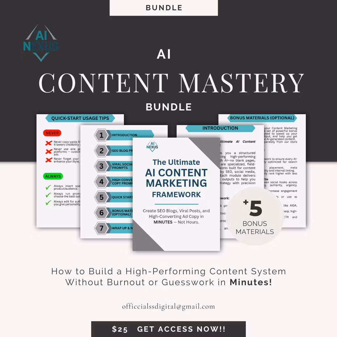 AI Content Mastery Bundle