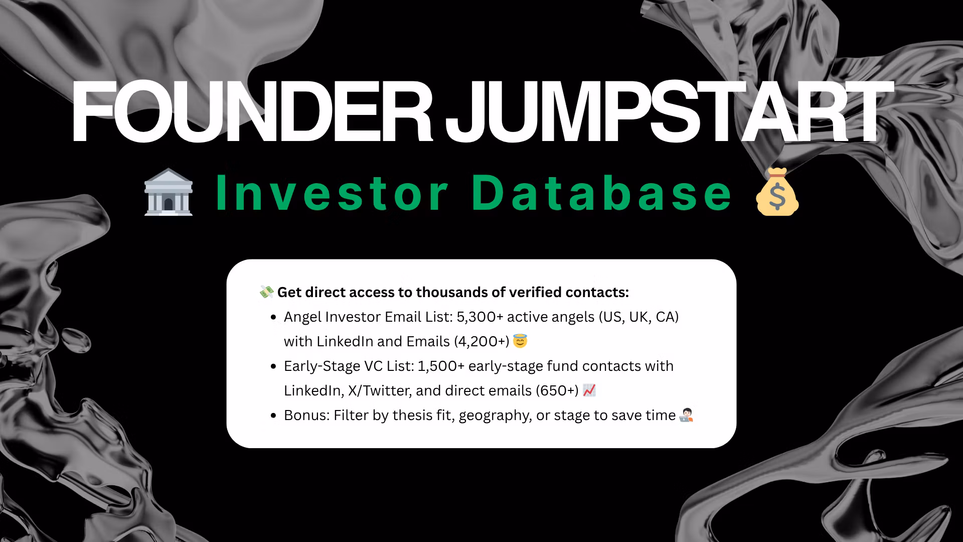 VC Angel Investor Database