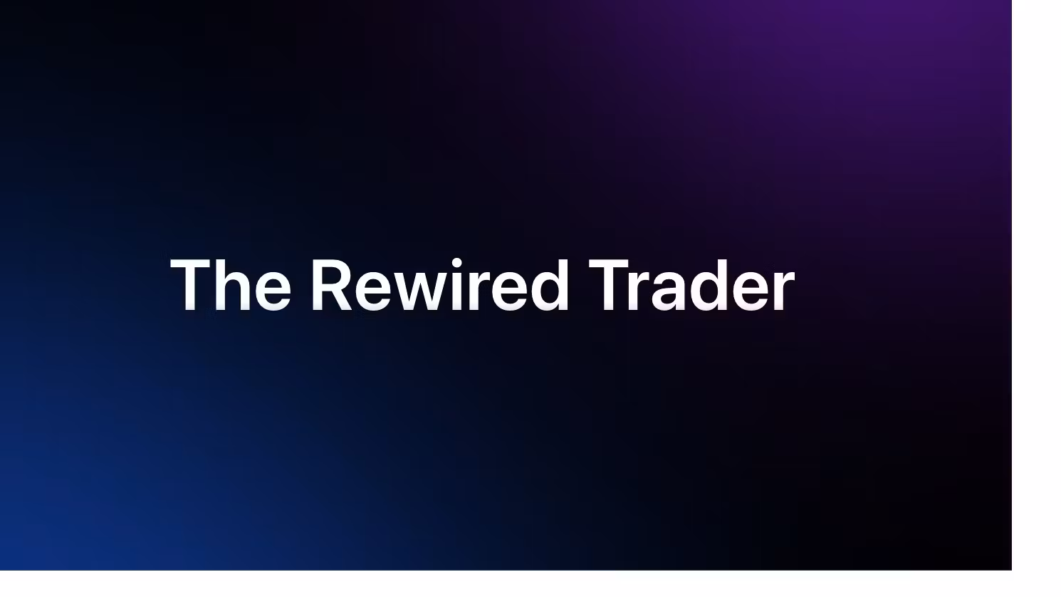 The Rewired Trader Discord 