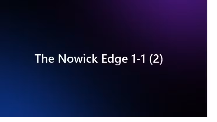 Nowick edge
