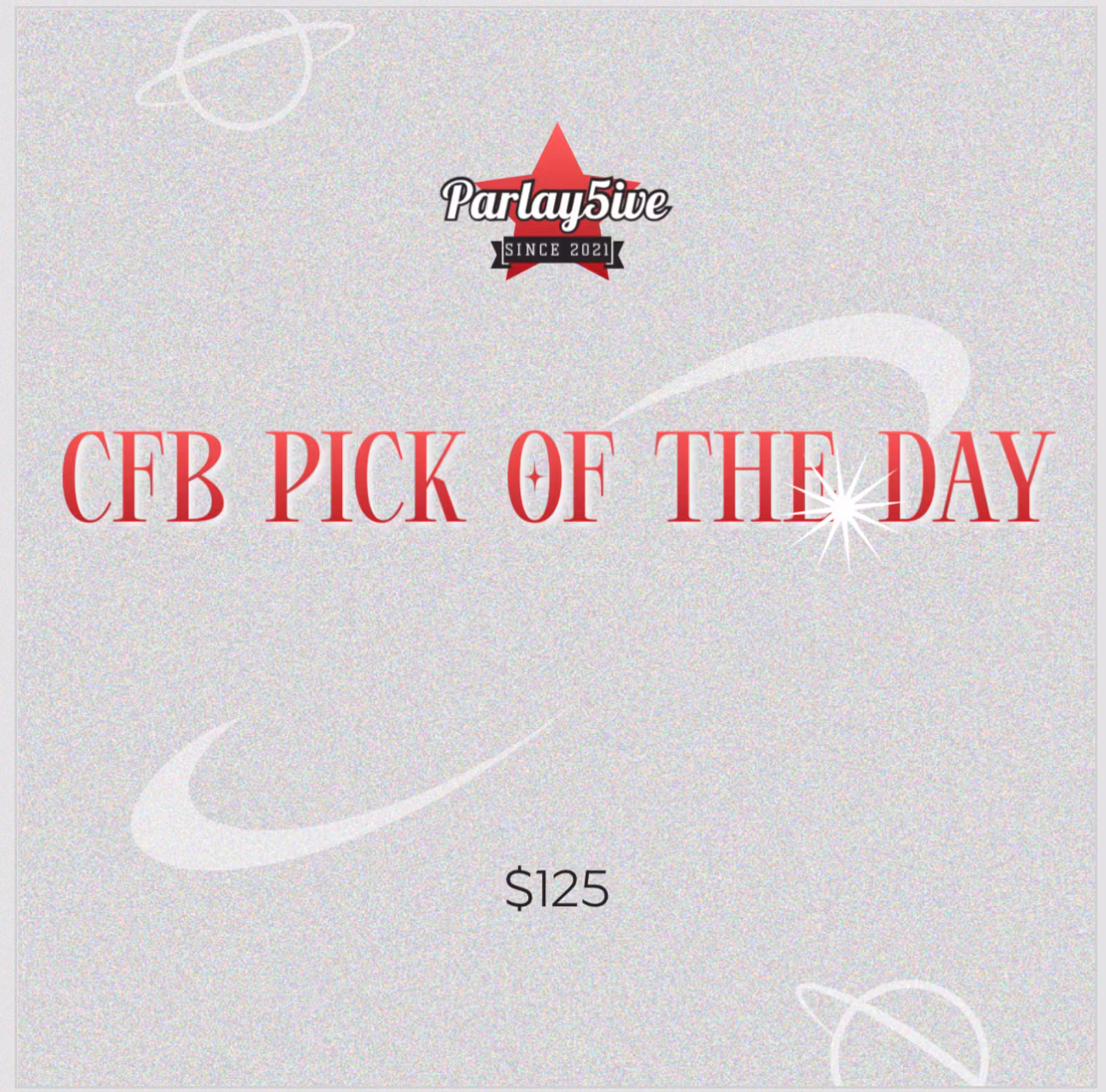 CFB Pick of the day
