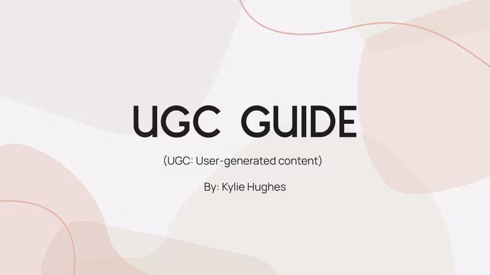 Ky's UGC Guide