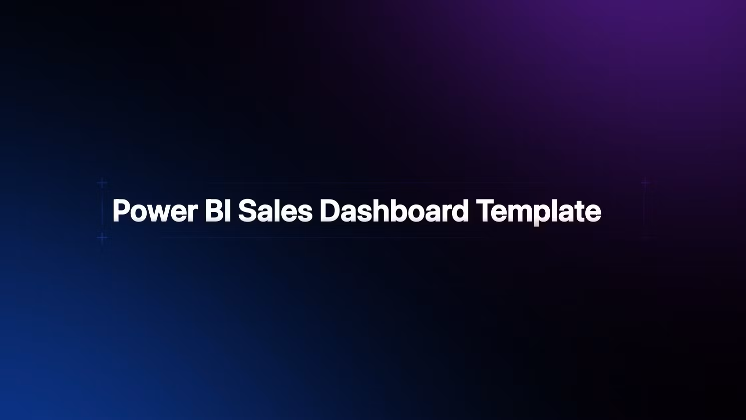 E‑commerce SalesTemplate