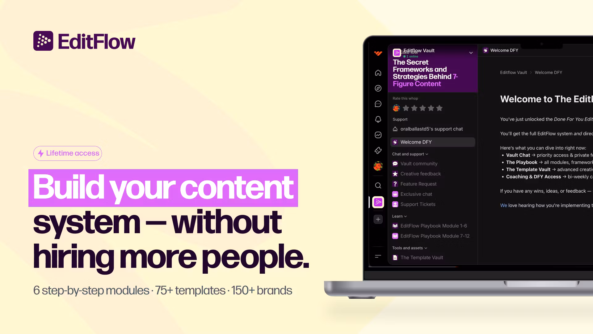 EditFlow Vault Do It Yourself