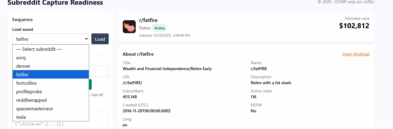 Subreddit Acquisition