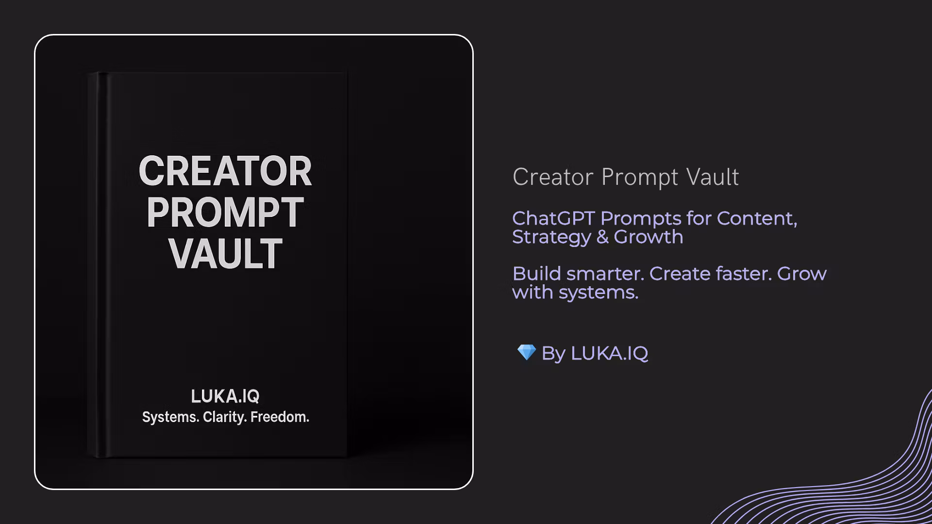 Creator Prompt Vault
