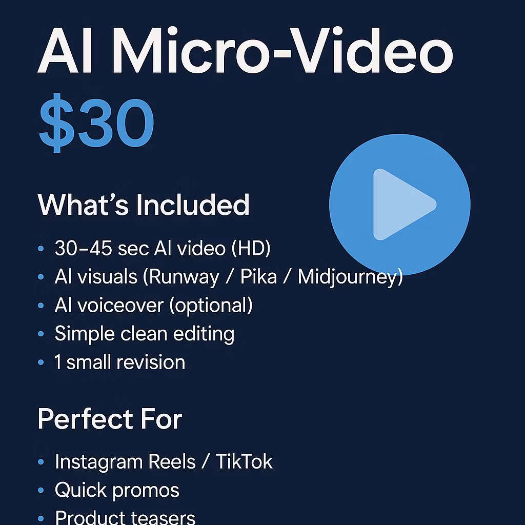 AI Micro-Video