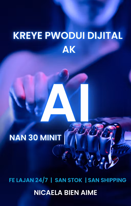 Kreye pwodui dijtial ak AI