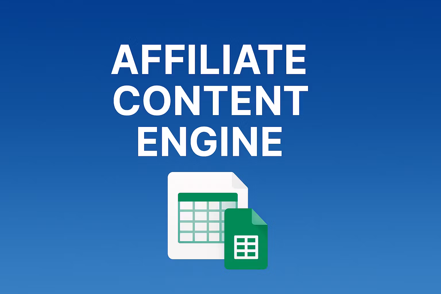 Affiliate Content Engine