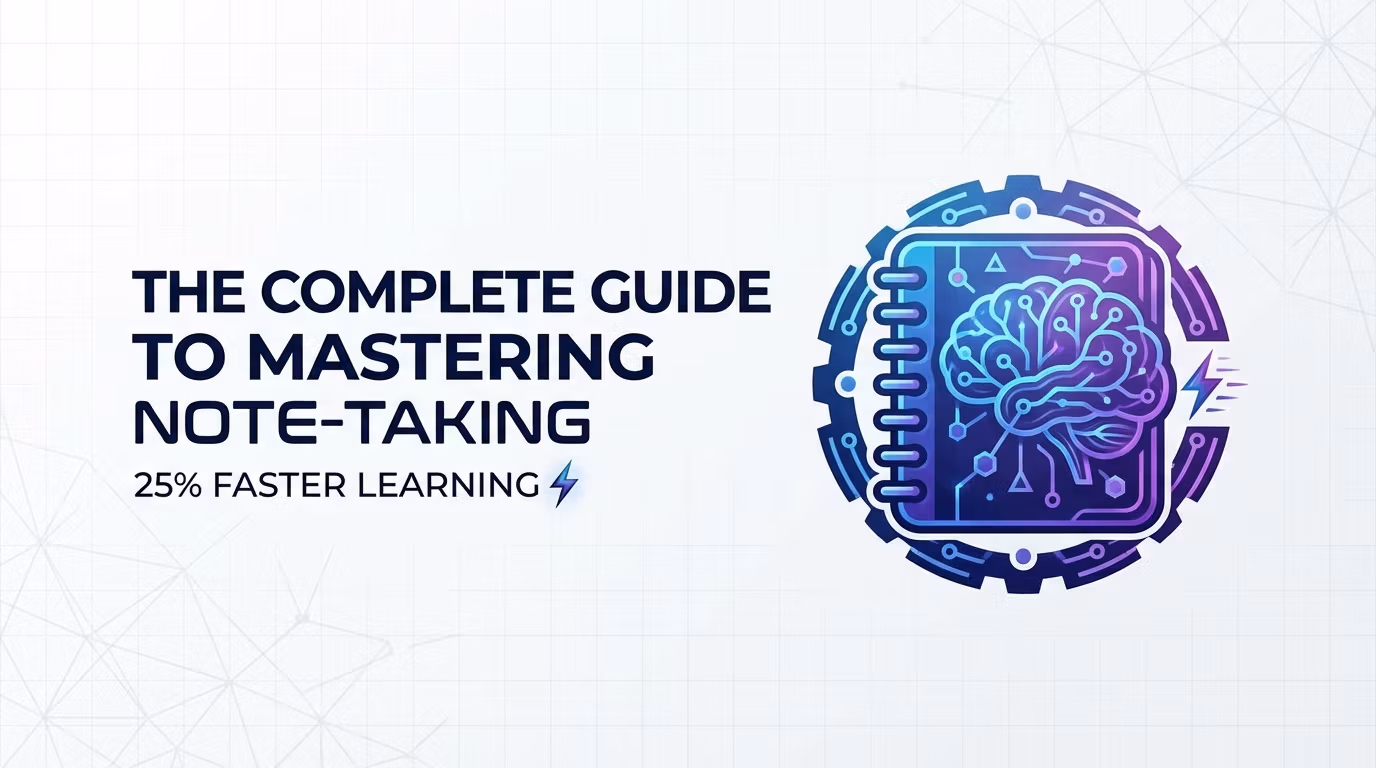 Note Taking Mastery 25% Faster