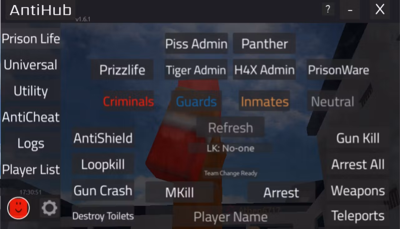 Anti HUB Prison Life OP Script