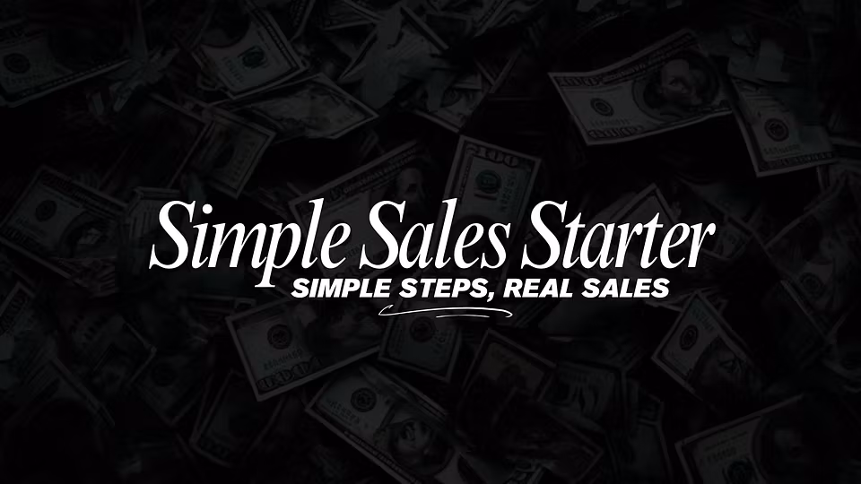 Simple Sales Starter