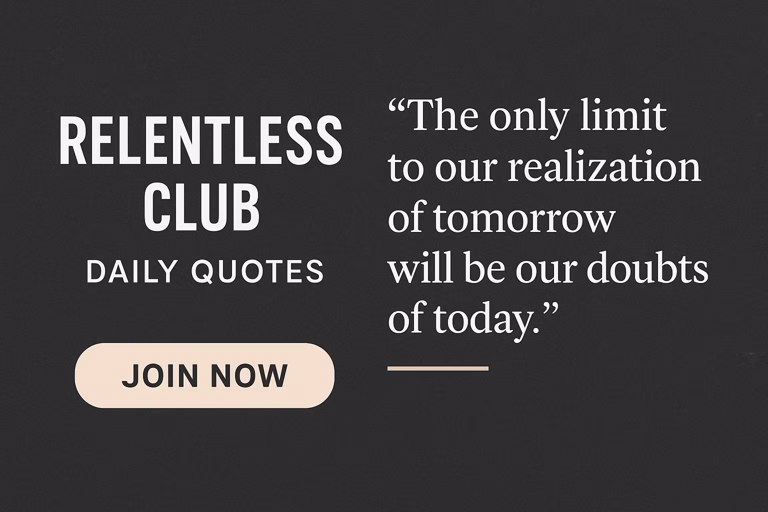 Relentless Club: Mindset Boost