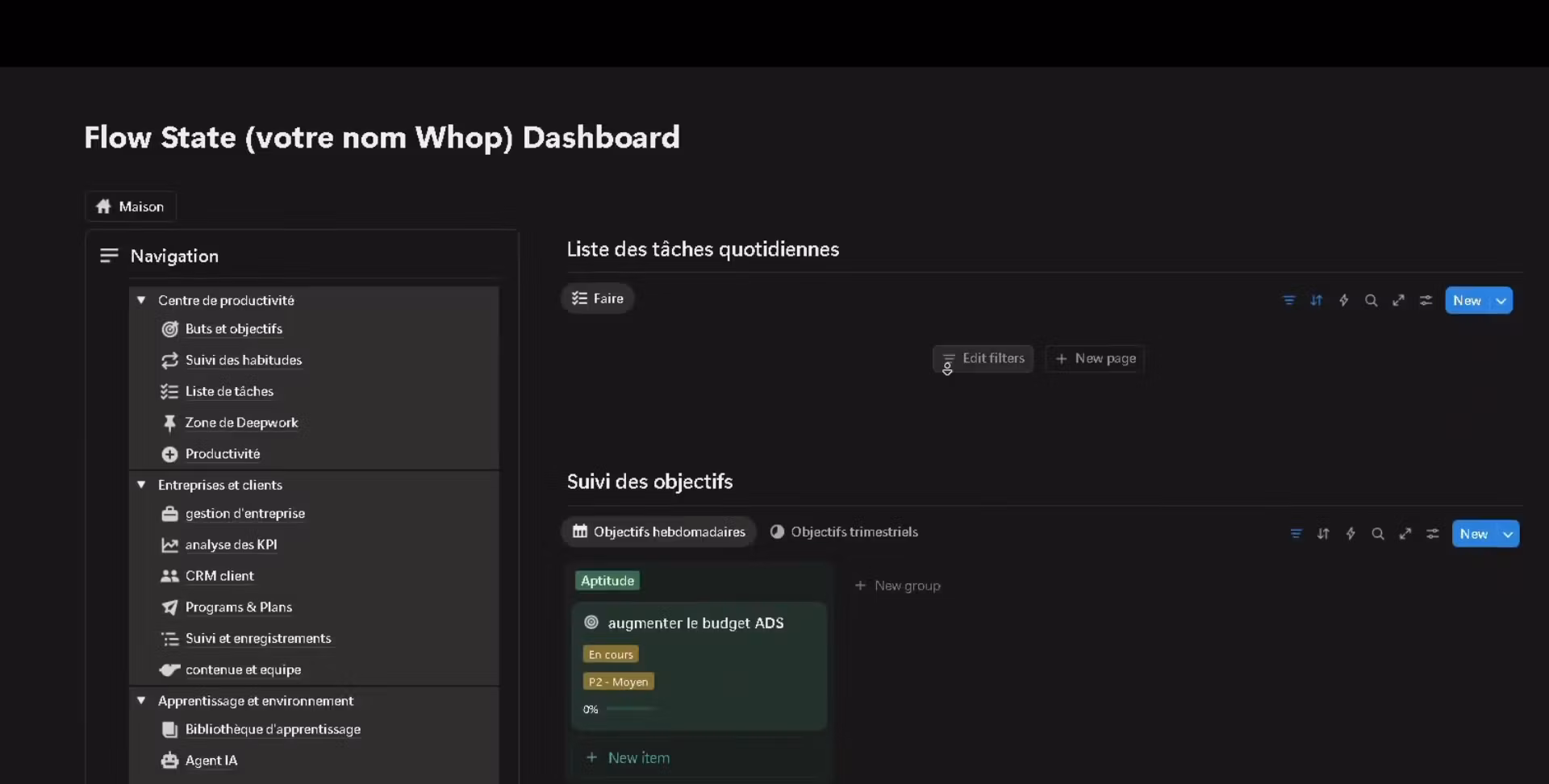FlowState — Accès Anticipé
