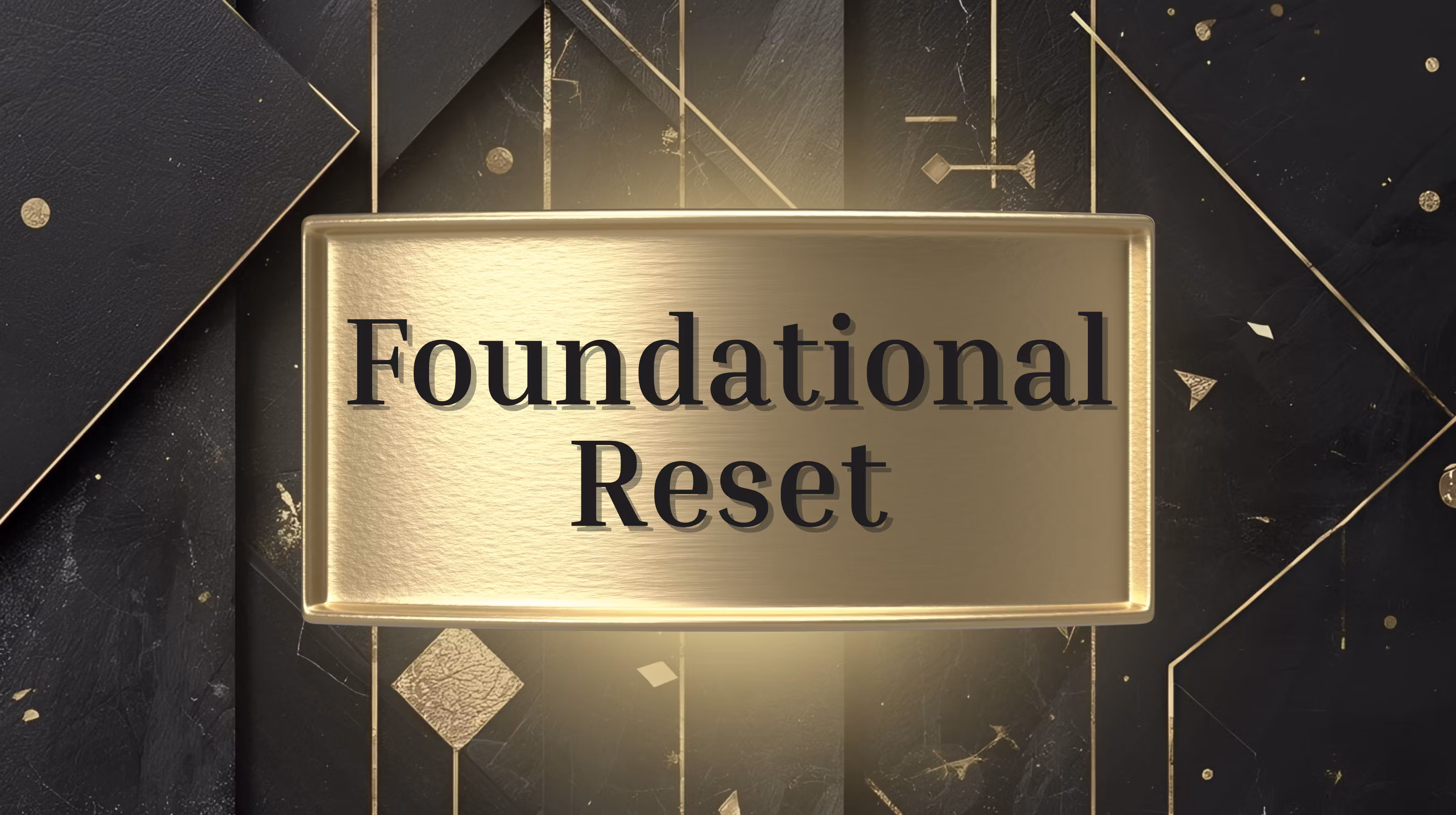 FOUNDATIONAL RESET
