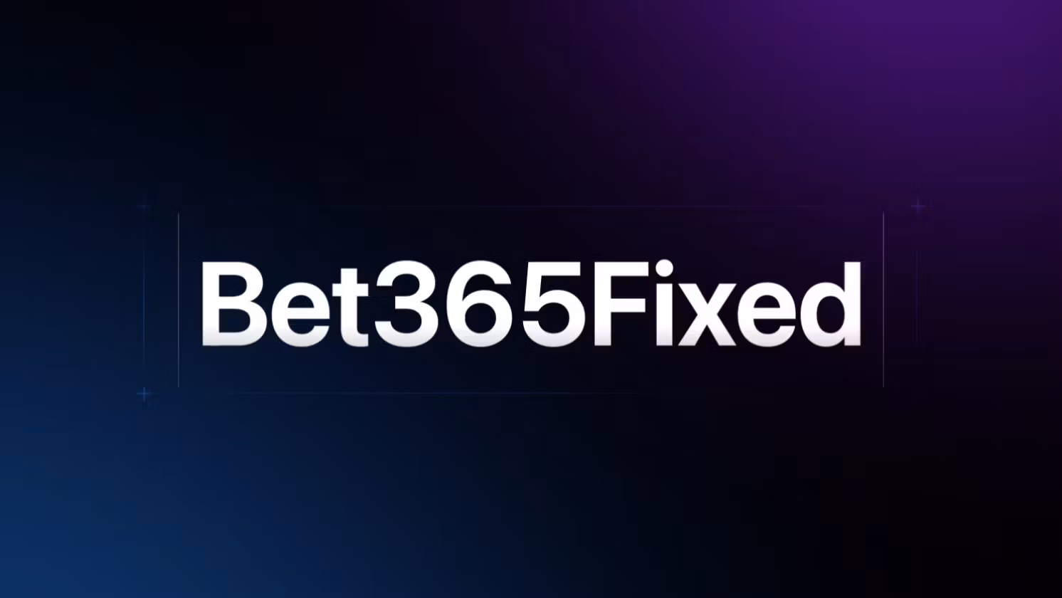 Bet365Fixed correct score