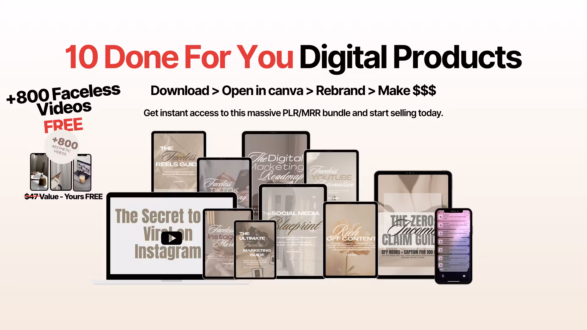 10 Done For You Product